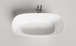 Salini SOFIA Ванна свободностоящая 1700х815х605 мм, S-Stone - белый матовый мини 3 4