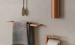 NOKEN URBAN C Держатель туалетной бумаги с крышкой, медь мини 3 3