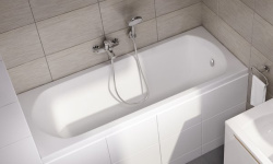 RAVAK Domino Ванна акриловая 160x70 см, 195l, белый мини 3 4