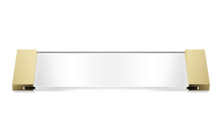 DW TAB 34 Лоток, 1,5x34x12 см, Золото/Прозрачное стекло мини 1