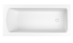 WHITECROSS Coin Ванна из искуственного камня SolidSurface 170x80 см, белый матовый мини 1