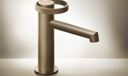 GESSI ANELLO Смеситель для раковины без ДК, Brushed Brass PVD мини 3 4