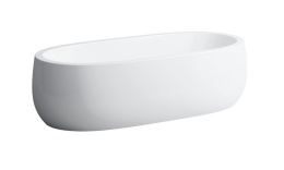 LAUFEN ALESSI Ванна свободностоящая, с системой подъема, 1830х870 мм, 240 л, белый solid surface