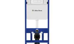 ALLEN BRAU PNEUMATIC PRO Инсталляция для подв. унитаза, БЕЗ кнопки смыва, 1112х95х500мм (325593) мини 1