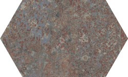 APAVISA RUST TITANIUM NATURAL HEXAGON 25х29 G-7230 мини 3 2