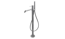 NOKEN ROUND Внешняя часть смесителя напольного для ванны, хром мини 1