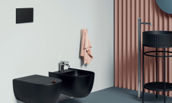 ART CERAM FILE Клавиша двойного смыва для унитаза, Black Matt мини 3 5