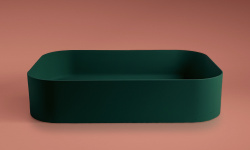 MIO MAKE Раковина накладная из бетона 550х390хH120, цвет в массе мини 3 7