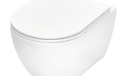 TECEspring R Комплект из инсталляции, панели смыва и унитаза с крышкой, белый/черная матовая мини 3 3