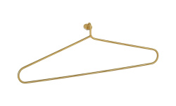 BEMETA Вешалка для электрического полотенцесушителя, золото матовое мини 1