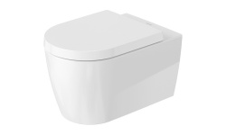 DUR ME by Starck Унитаз подвесной Rimless® 370 x 570 мм, с HygieneGlaze белый/белый шелковисто-матов мини 1