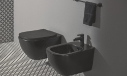 IS TESI AquaBlade Унитаз подвесной, Silk Black мини 3 7