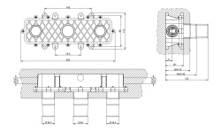 GESSI Встраиваемая часть для настенного смесителя на три отверстия, для раковины мини 3 2