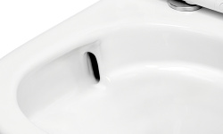 TECEspring K Унитаз безободковый подвесной с сиденьем, смыв Tornado, 36x48x35 см, белый мини 3 3