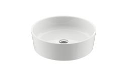RAVAK MOON 1 Раковина из литого мрамора, без перелива, 400x400x120 мм, белый мини 1