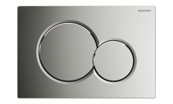 GEB SIGMA 01 Клавиша для двойного смыва, глянцевый хром мини 1