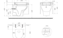 Salini GEMELLI Унитаз подвесной, крышка микролифтом, 520х405х425 мм, S-Stone - белый матовый/белый мини 3 10