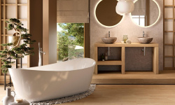 NOKEN ROUND Внешняя часть смесителя напольного для ванны, браш. золото мини 3 3