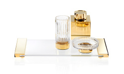 DW TAB 34 Лоток, 1,5x34x12 см, Золото/Прозрачное стекло мини 3 2