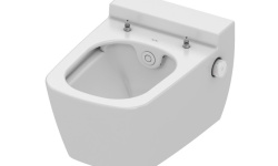 TECEone Подвесной безободковый унитаз со встроенным гигиеническим душем, белый мини 3 2