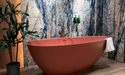 Salini PAOLA 172 Ванна свободностоящая с системой перелива 1720 x 825 x 622 мм, S-Stone- RAL матовый мини 3 6