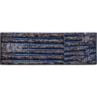 керамическая плитка MUTINA CHAMOTTE QUADRA BLU 7.2х21.3x1.07