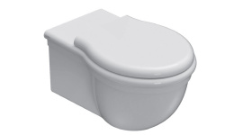 GLOBO PAESTUM Унитаз подвесной, 57х38х35 см, объем слива 4,5/3л, белый мини 1