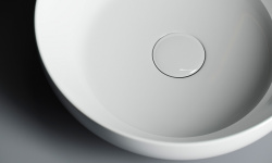 CERAMICANOVA Element Раковина накладная круглая 370х370хH110 мм, белый мини 3 6