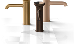 GESSI ORIGINI Смеситель для раковины, БЕЗ ДК, Copper Brushed PVD мини 3 5
