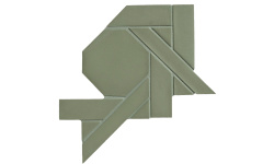 MUTINA WEAVING GREEN BA LENG 34.3х34.3 мини 1