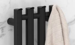 СУНЕРЖА Кантата 4.0 Полотенцесушитель (электрика), 1500х159 мм, ТЭН правый, Матовый чёрный мини 3 3