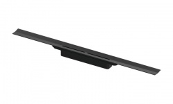 TECEdrainprofile Дренажный канал 55х1200 мм, подрезаемый до 500 мм, Brushed stainless steel, black мини 1