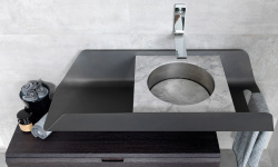 GAMADECOR DUNA Столешница подвесная для раковины, 120x20x52 см, Metal мини 3 3