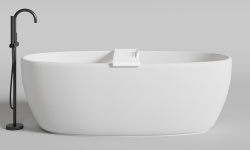 Salini Gabbiano Полка для ванны. Установка на отдельностоящие ванны до 870 мм, S-Stone - RAL матовый мини 3 6