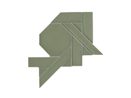 MUTINA WEAVING GREEN BA LENG 34.3х34.3