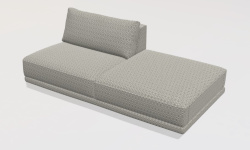 GAMADECOR MX1P4 Диваный модуль S2 L, 108х214 см. Спецзаказ. мини 1