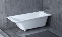 Salini ORLANDA 180 Ванна встраиваемая 1800х800х600 мм, S-Stone - белый матовый мини 3 4