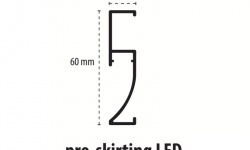PRO-SKIRTING LED BLACK 6х250 мини 3 2