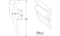 ORAC МОЛДИНГ 119x32x2300 мини 3 2