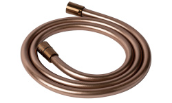 NOKEN PACK EYE Душевой комплект со смесителем, потолочной лейкой с хромотерапией, браш. медь мини 3 6