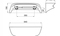 NOKEN VITAE Комплект керамики со смесителями и зеркалом, белый/хром мини 3 6