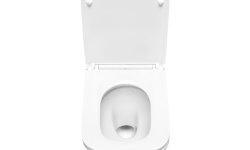 TECEspring S Унитаз безободковый подвесной с сиденьем, смыв Tornado, 34x51x35 см, белый мини 3 2