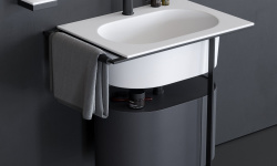 CIELO Kyros Модуль под раковину 60x38x34 h см, BA-Basalto мини 3 7