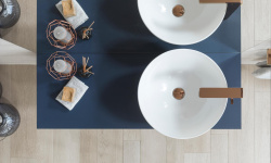 NOKEN LOUNGE Высокий смеситель для раковины каскадный, без ДК, 8 л/мин, медь мини 3 5