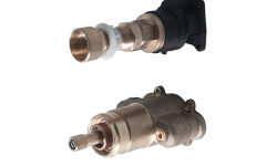 NOKEN PACK ROUND Душевой комплект с термостатом и верхним душем Ø30 см, браш. золото мини 3 3