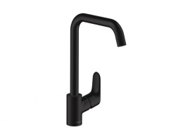 HANSGROHE Focus M41 Кухонный смеситель однорычажный, 260, 1 jet, матовый черный