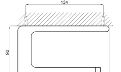 NOKEN LOUNGE Держатель туалетной бумаги без крышки, хром мини 3 2