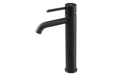 NOKEN ROUND Cмеситель для раковины H306 мм, 3/8”, 5 л/мин, без ДК, черный мини 1