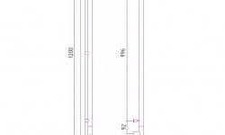 СУНЕРЖА Нюанс 3.0 Полотенцесушитель (электрика), H1200 мм, ТЭН правый (МЭМ), хром (Без покрытия) мини 3 3