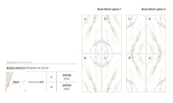 MUSEUM PRALINE BM GOLD B EP 75.5х151 M-35 мини 3 2